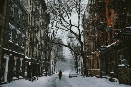 winter scene urban